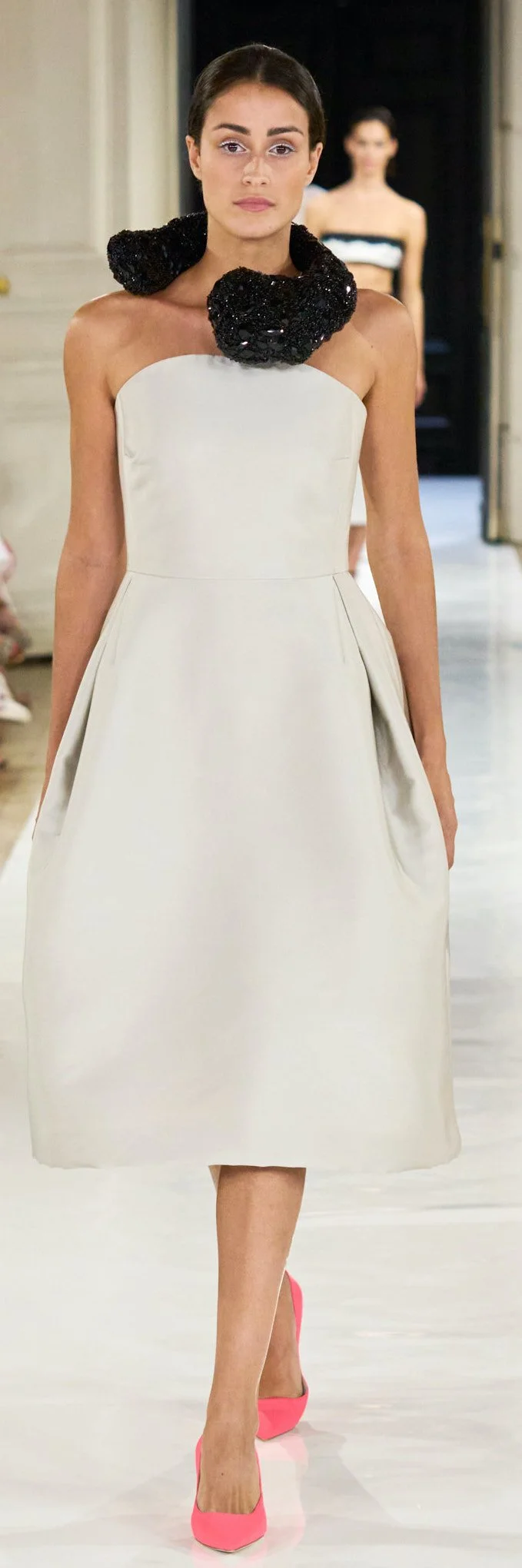 Natan Couture Strapless Ball Gown