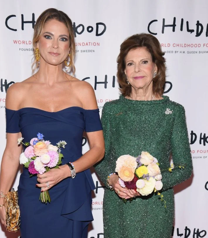 Queen Silvia and Princess Madeleine attend World Childhood Foundation Gala