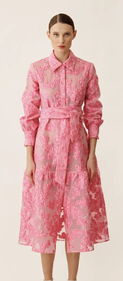 Simorra Midi Long Shirt Dress