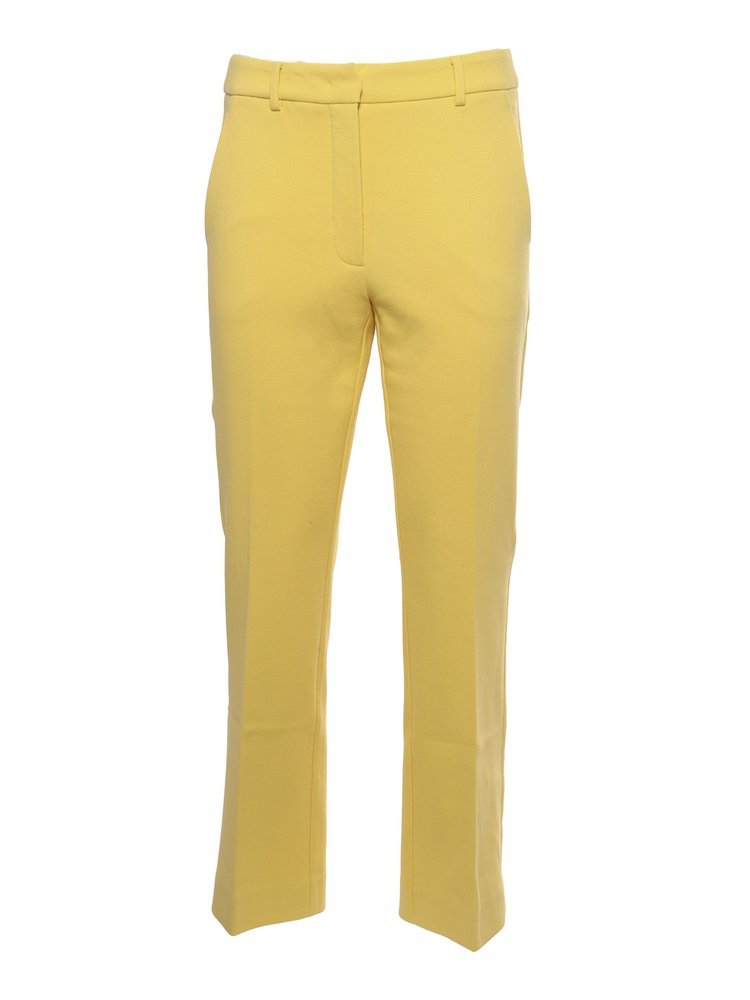 Max Mara Straight Cut Cropped Trousers