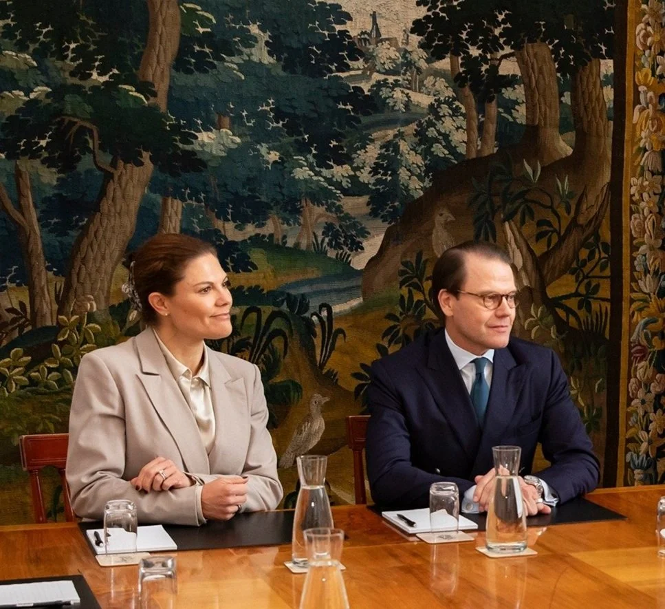 Crown Princess Victoria and Prince Daniel meet National Police Operations Department representatives