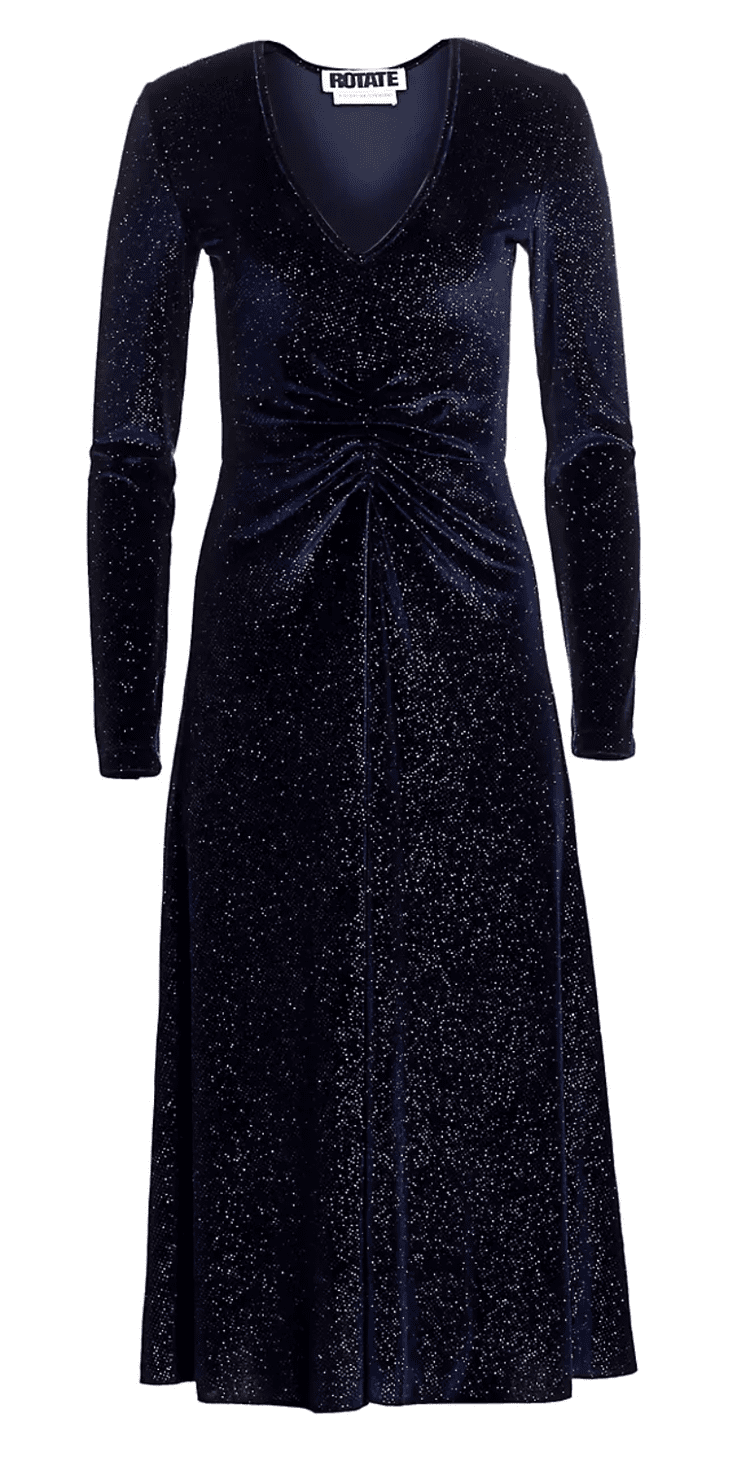 rotate number 7 pleated dress ROTATE Number 7 Pleat Dress