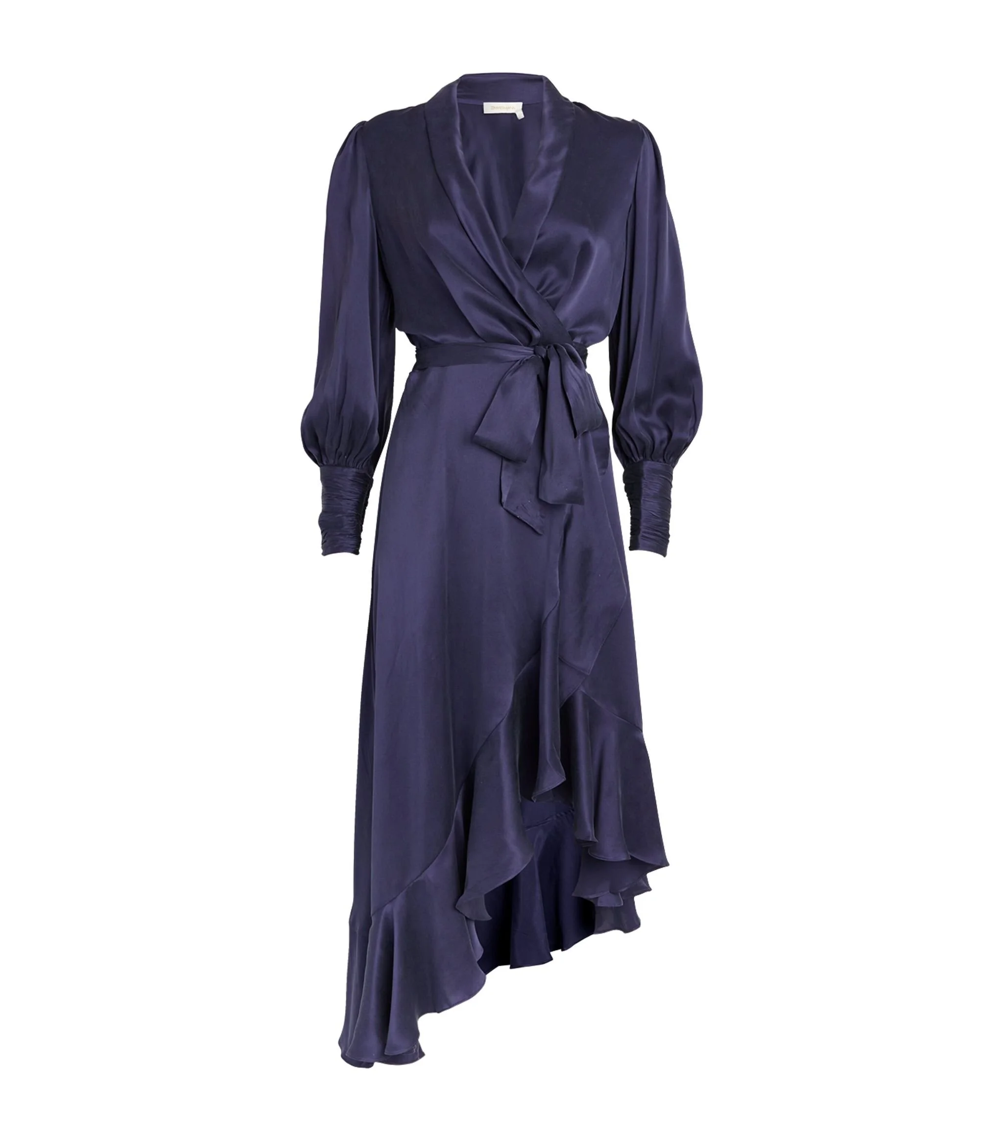 Zimmermann Espionage Midi Dress in Navy