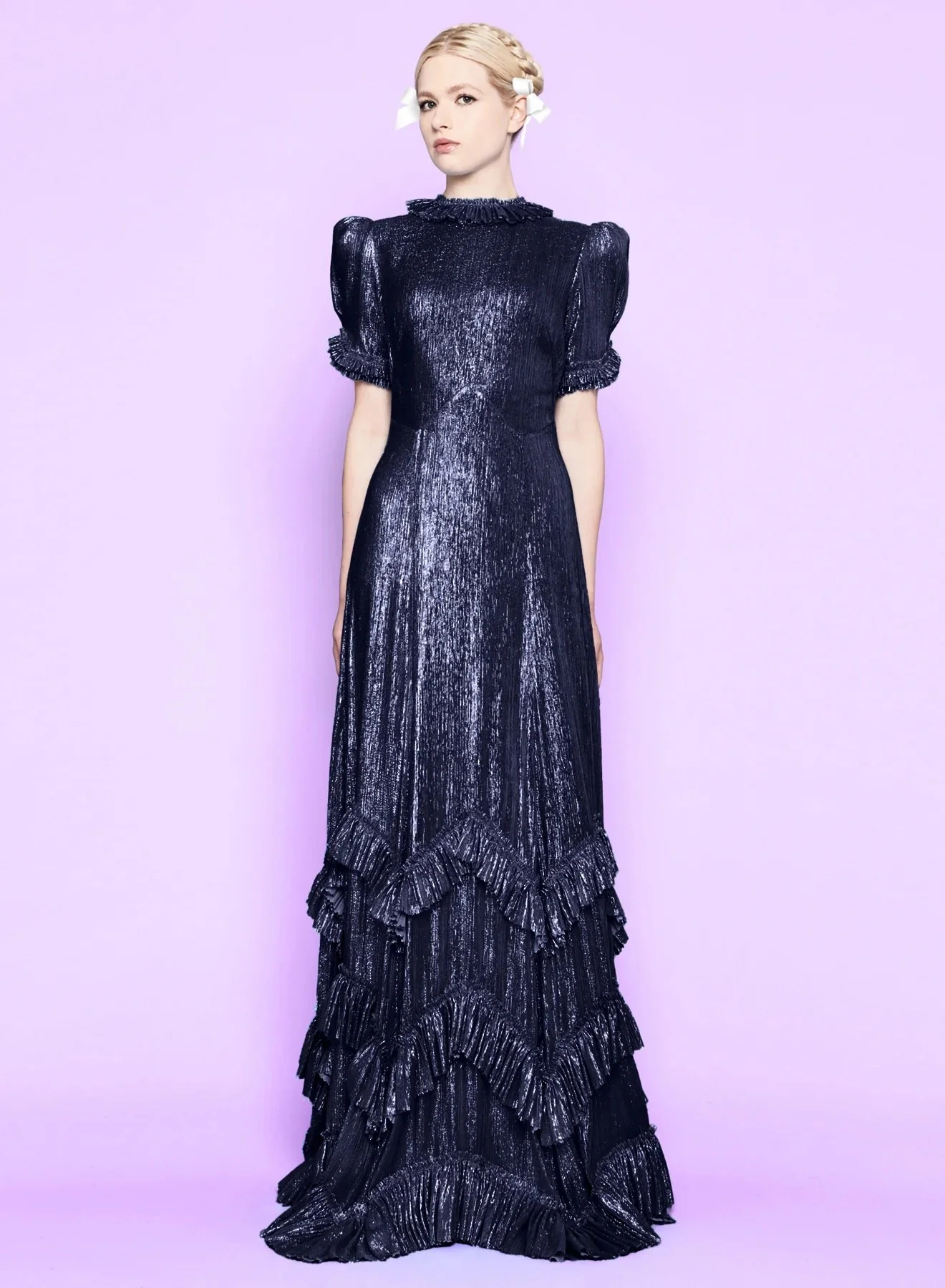 The Vampire's Wife The Sky Rocket Dress in Navy.jpg