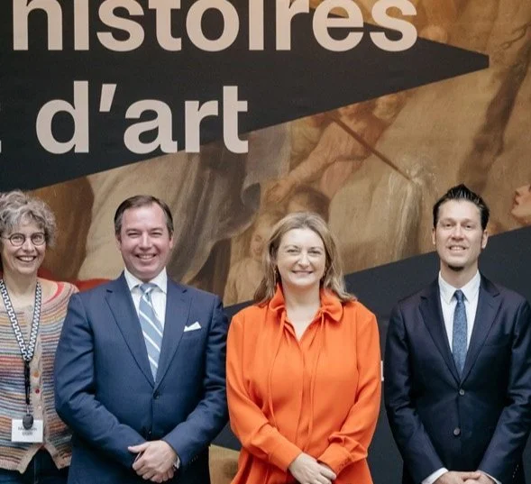 Hereditary Grand Ducal Couple visits Nationalmusée um Fëschmaart