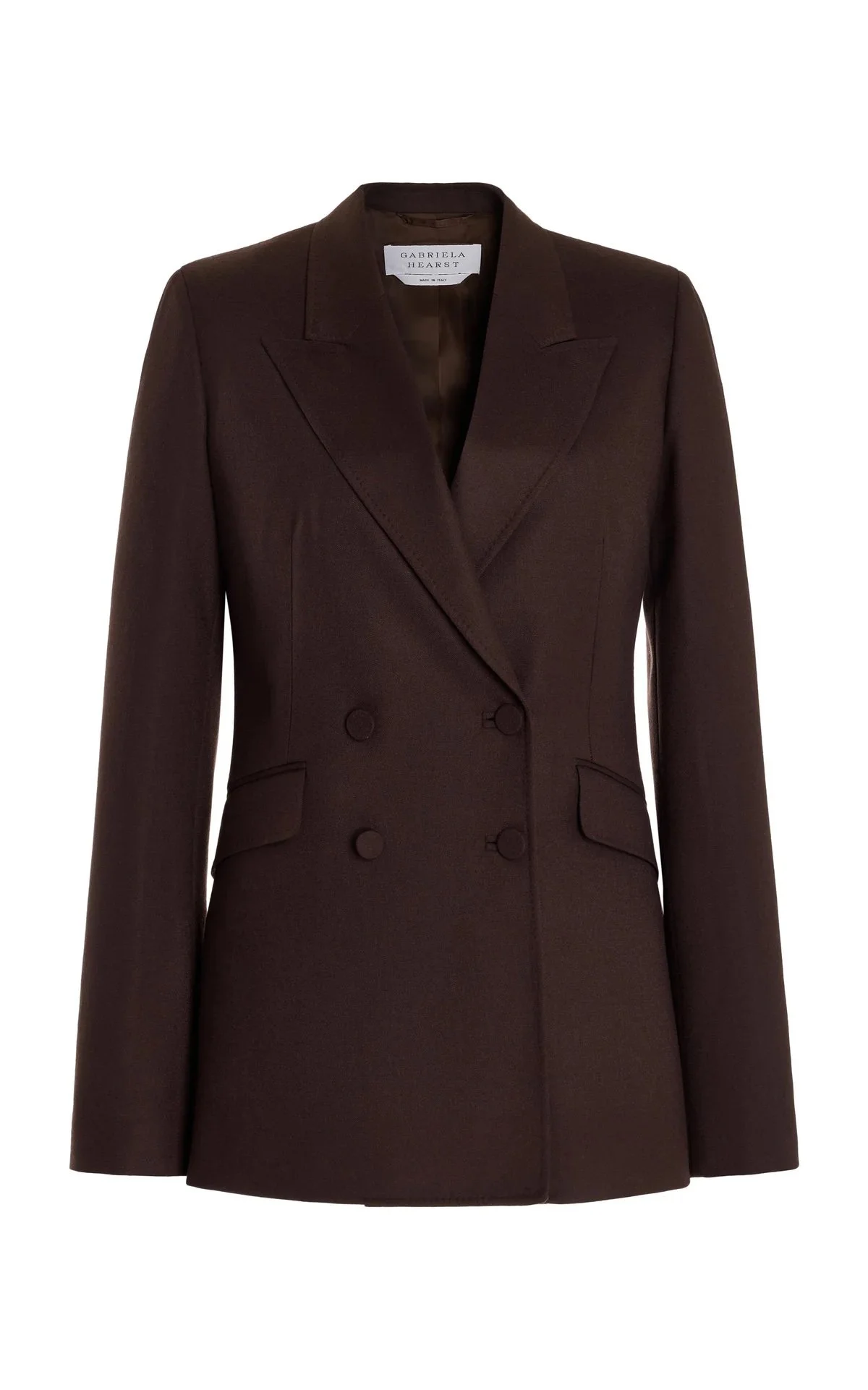 Gabriela Hearst Stephanie Blazer in Chocolate