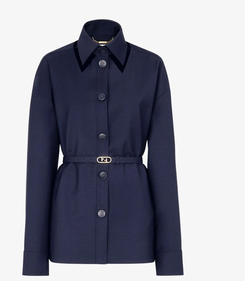 Fendi Go-To Jacket in Blue