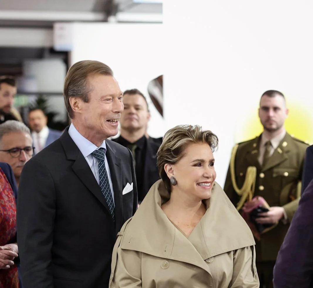 Grand Duke Henri and Grand Duchess Maria Teresa attend Luxembourg Art Week opening