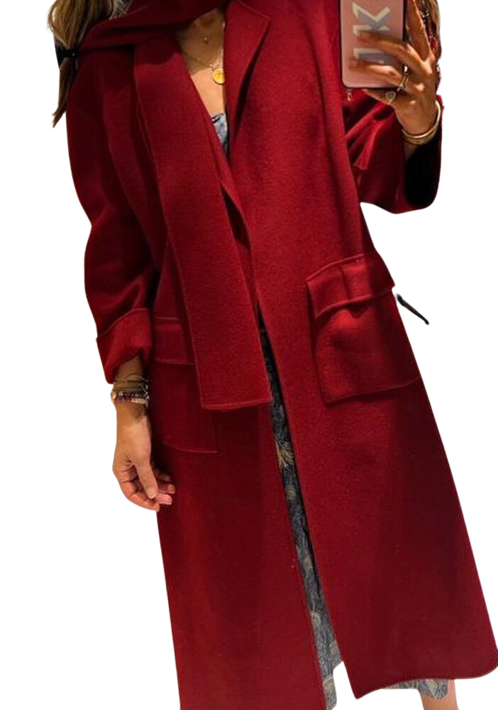Natan Couture x Alicia Audrey Niris Coat in White