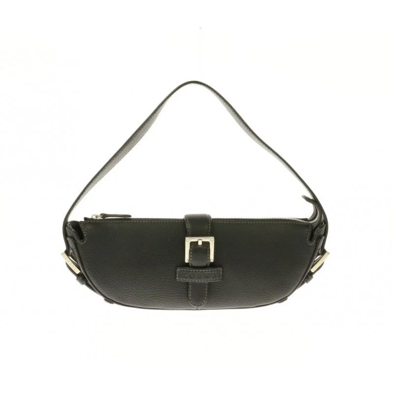 Loewe Vintage Mini Bag in Black Satin and Leather