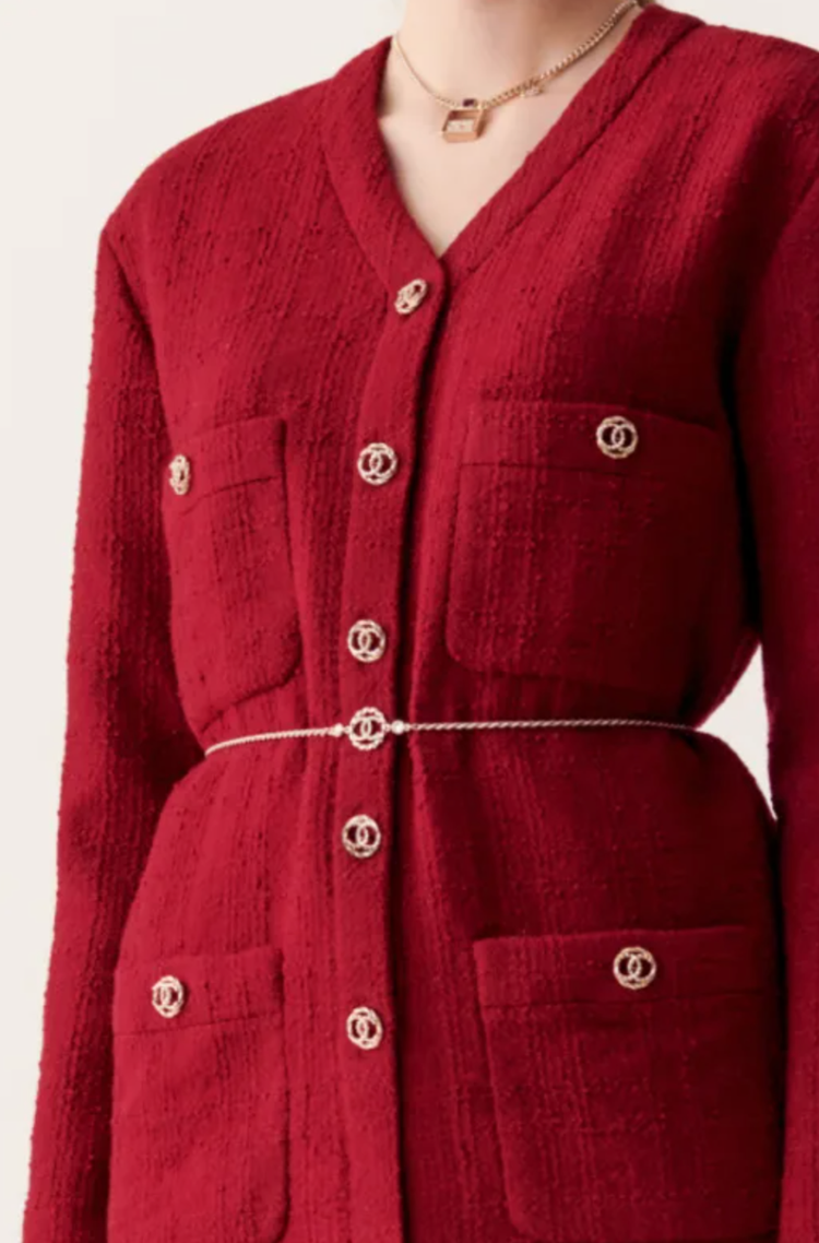 Chanel Collarless Tweed Jacket — UFO No More
