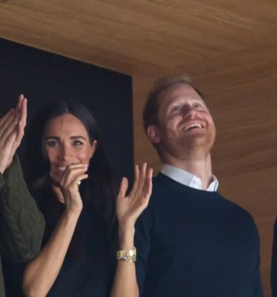 The Duke and Duchess of Sussex attend Vancouver Canuks' game