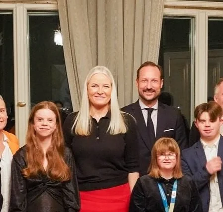 Crown Prince Haakon and Crown Princess Mette-Marit attend reception for Special Olympics World Games team