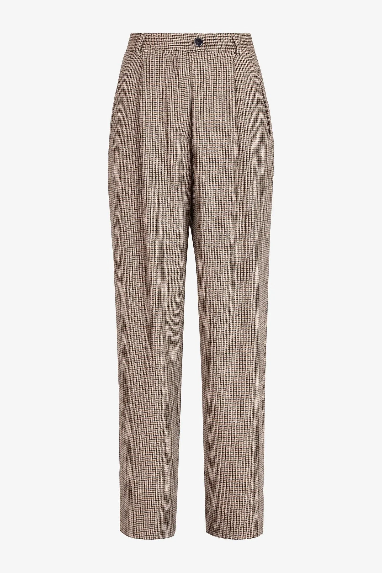 Pomandère Micro Vichy Patterned Trousers