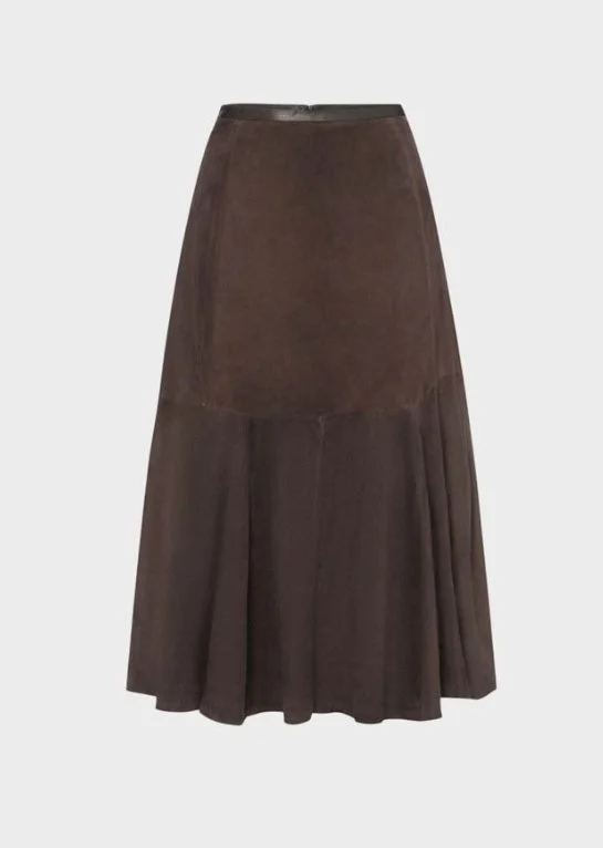 Really Wild Flippy Suede Skirt