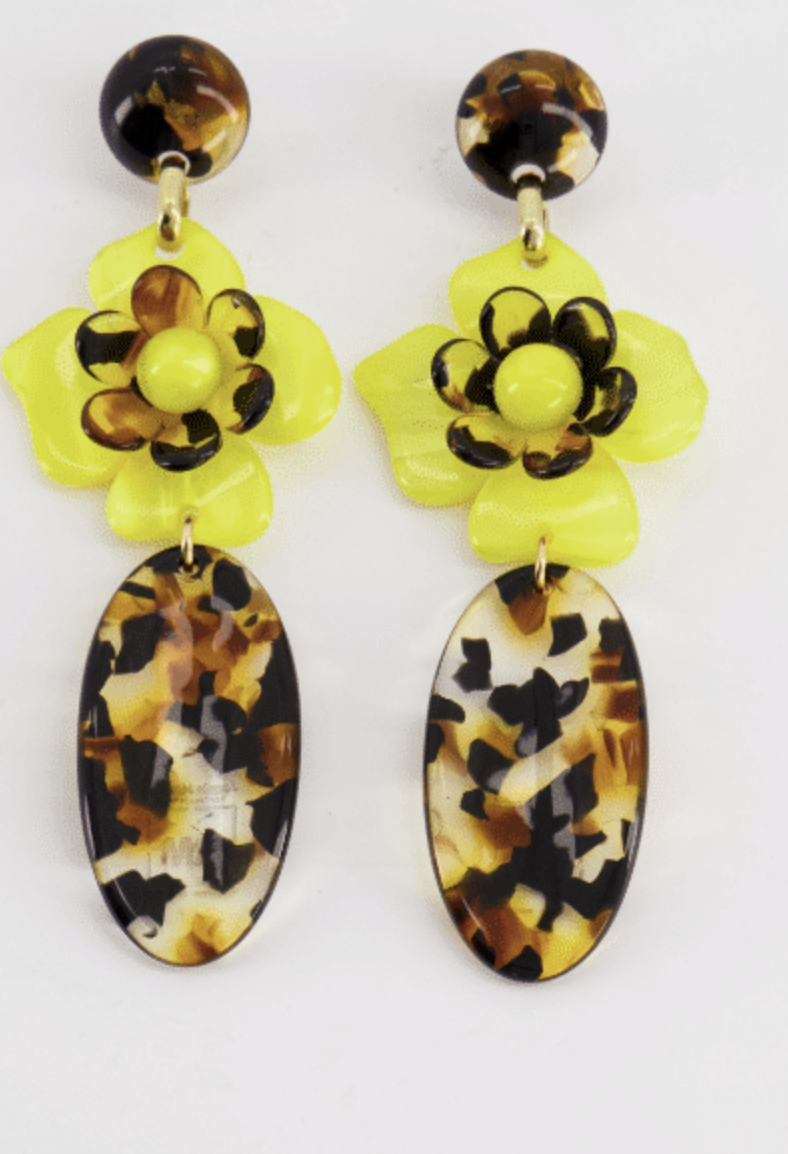Angelo Moretti Flower Earrings