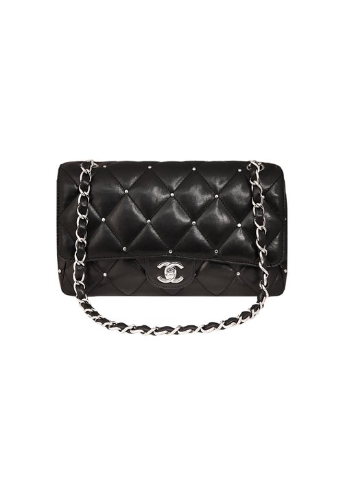 Chanel Black Quilted Lambskin Vintage Flap Bag – The Hosta