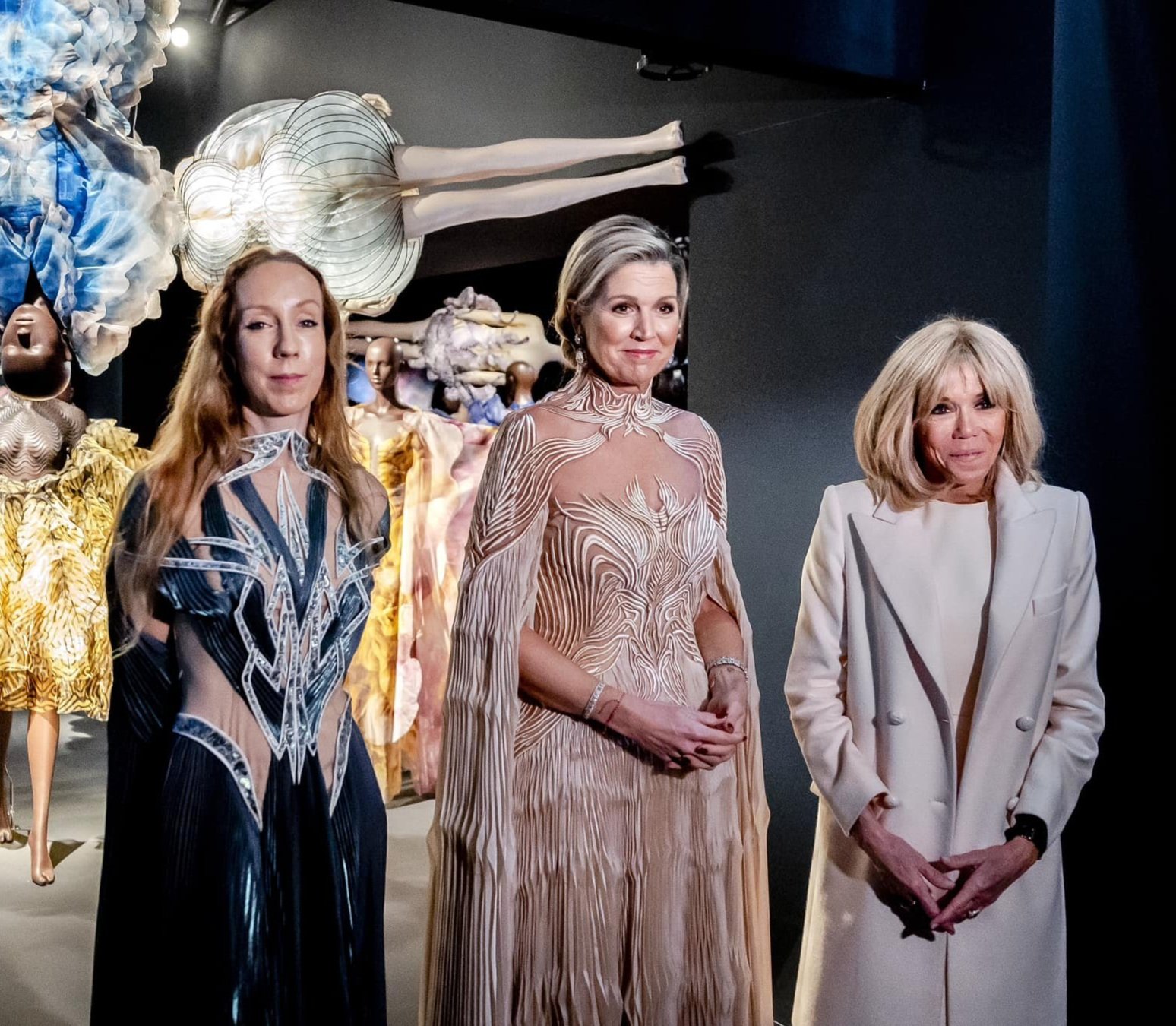 Queen Maxima opens 'Iris van Herpen: Sculpting the Senses' exhibition