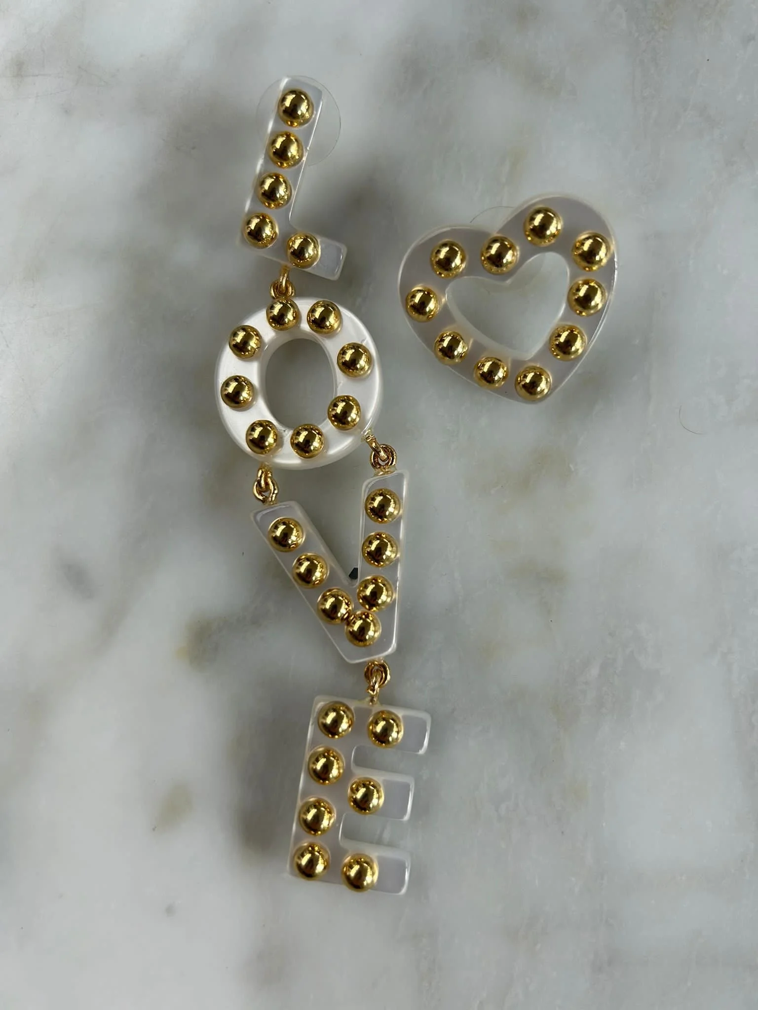 BerNice Amsterdam Asymmetrical Earrings