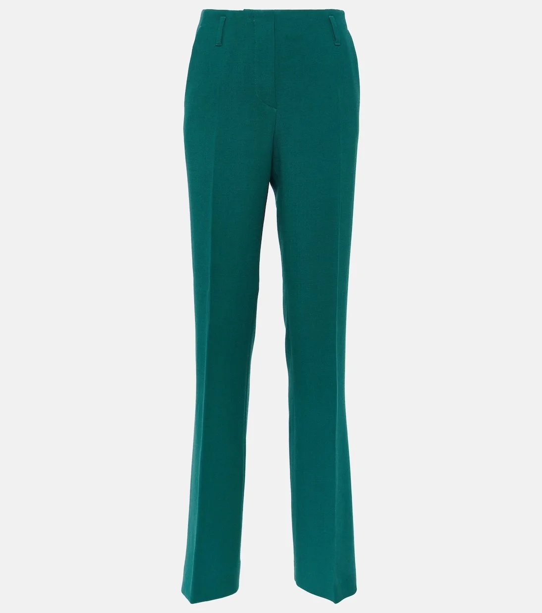 Dries Van Noten High-rise Wool Gabardine Straight Trousers