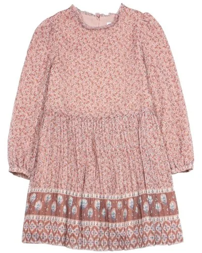 Mayoral Patterned Pleated Dress