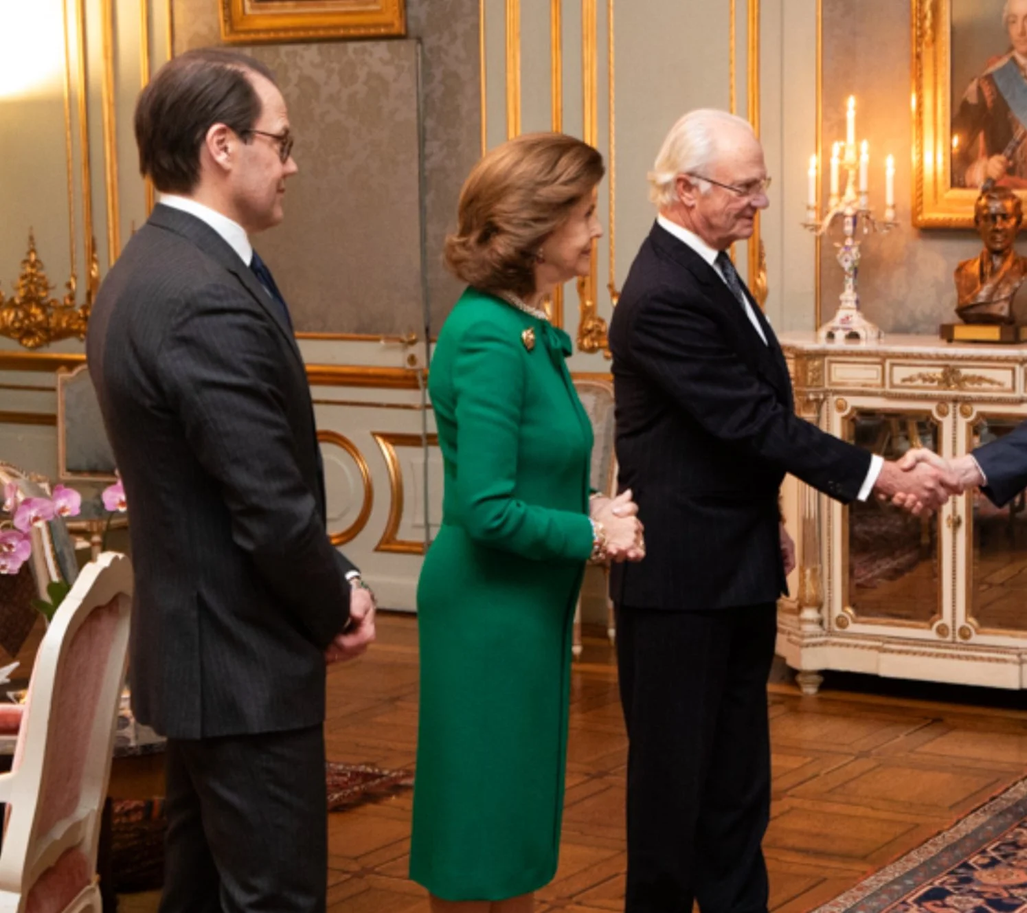 Swedish Royal Family hosts diplomatic reception