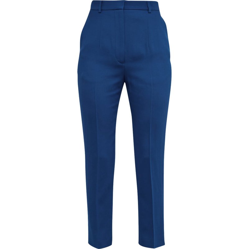 Alexander McQueen Cigarette Suit Trousers in Electric Navy — UFO No More