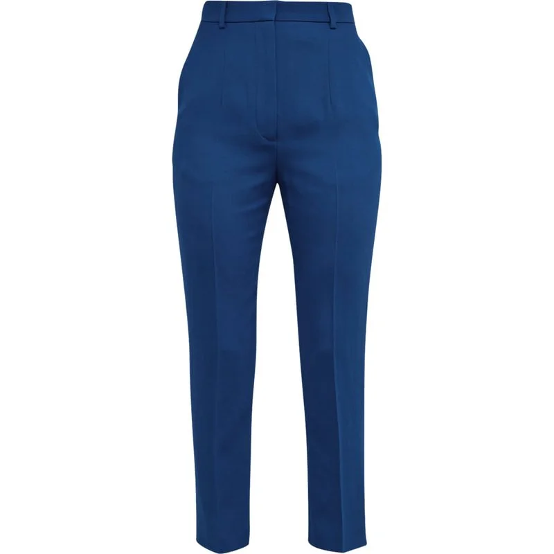 Alexander McQueen Cigarette Suit Trousers in Electric Navy
