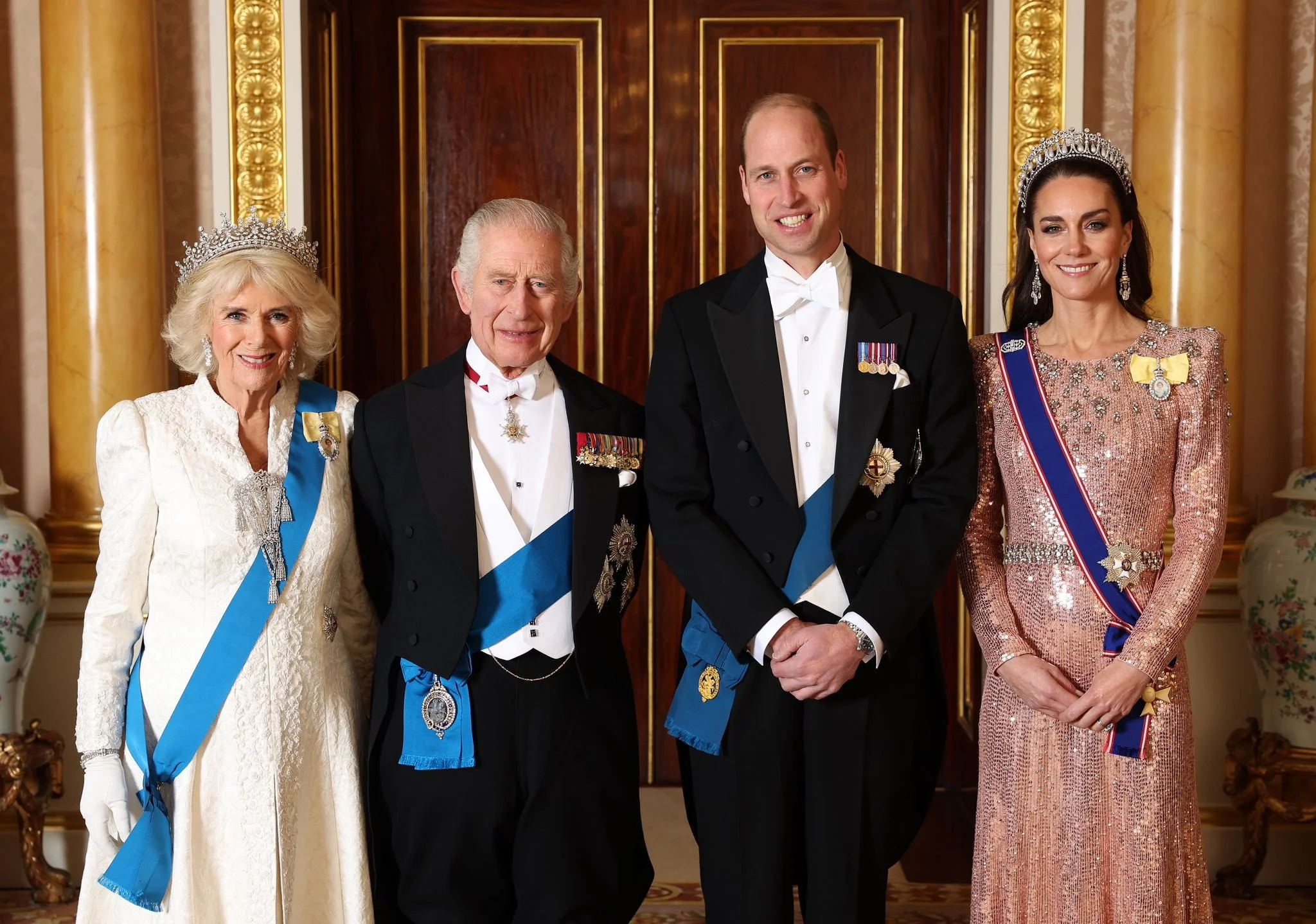 British Royal Family hosts Diplomatic Reception at Buckingham Palace