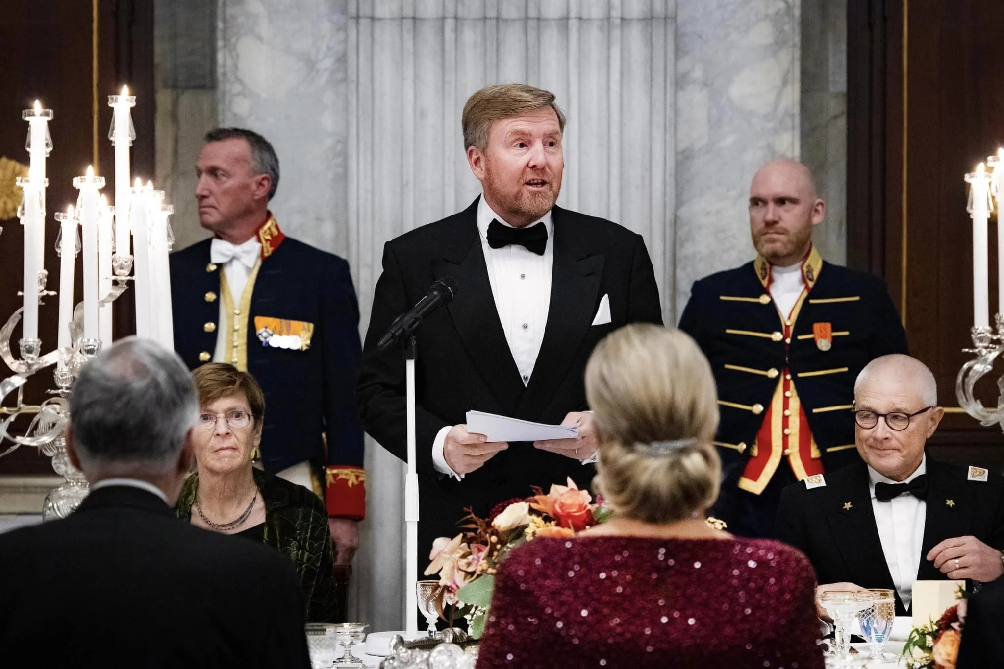 King Willem-Alexander and Queen Maxima host dinner for representatives of international organizations