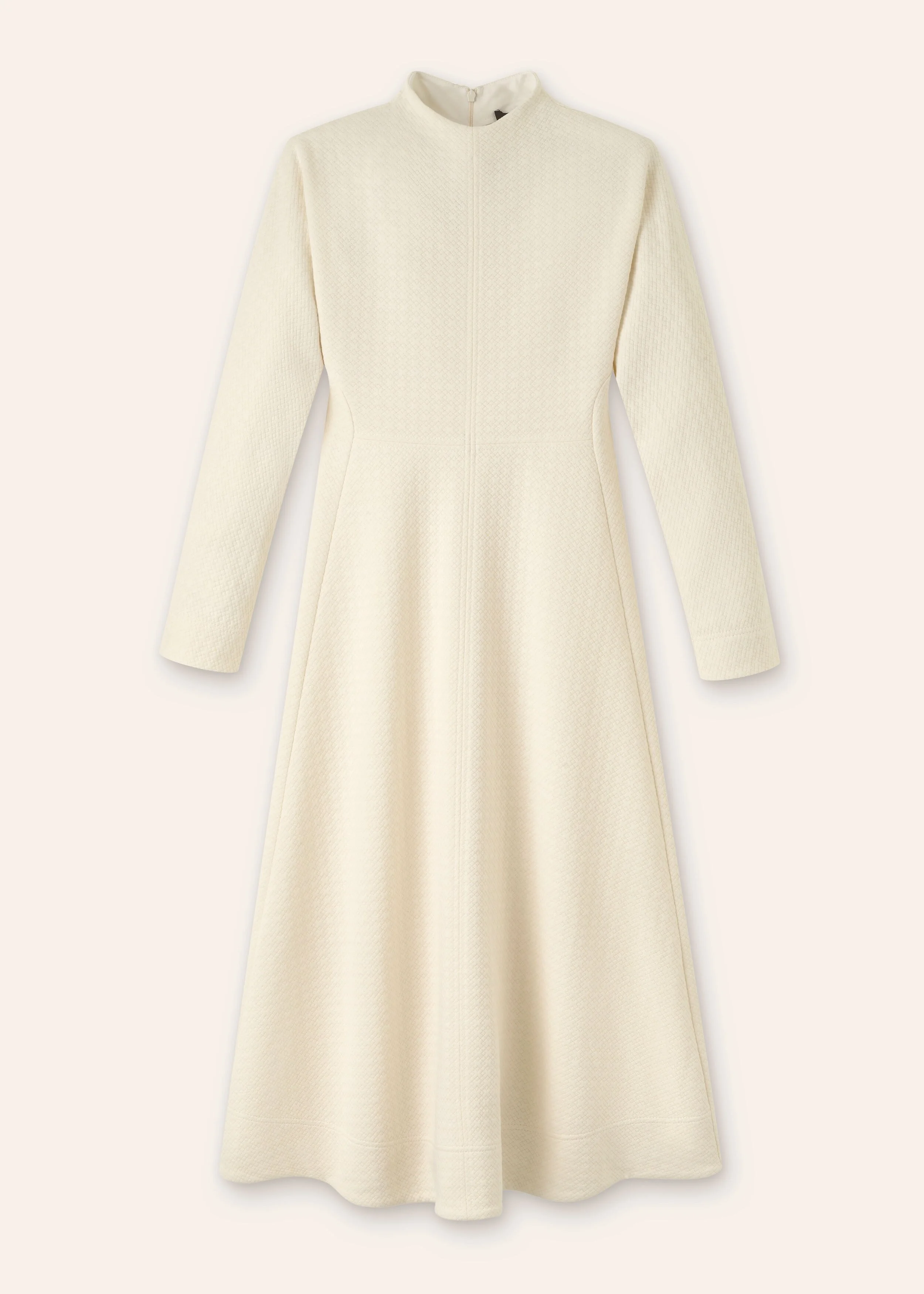 ME and EM Textured Ponte Batwing Sleeve Midi Dress