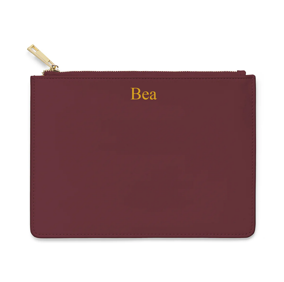 Nicci and Lu Large Saffiano Leather Clutch in Burgundy.png