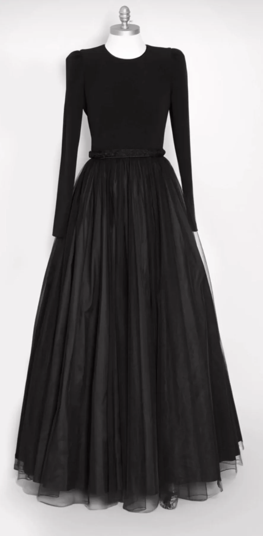 Andiata Silk and Tulle Evening Gown