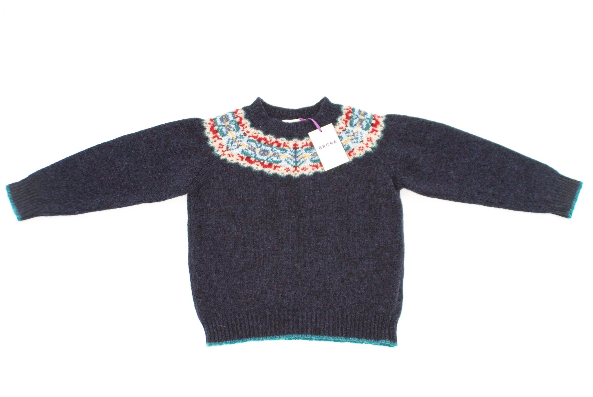 Brora Fair Isle Yoke Jumper