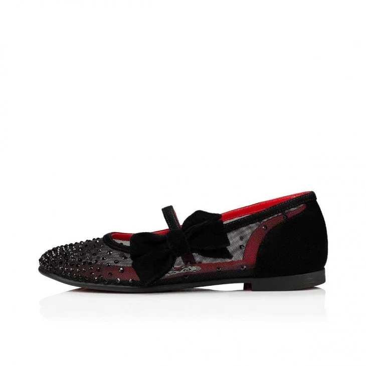 Christian Louboutin Melodie Strass Ballerinas
