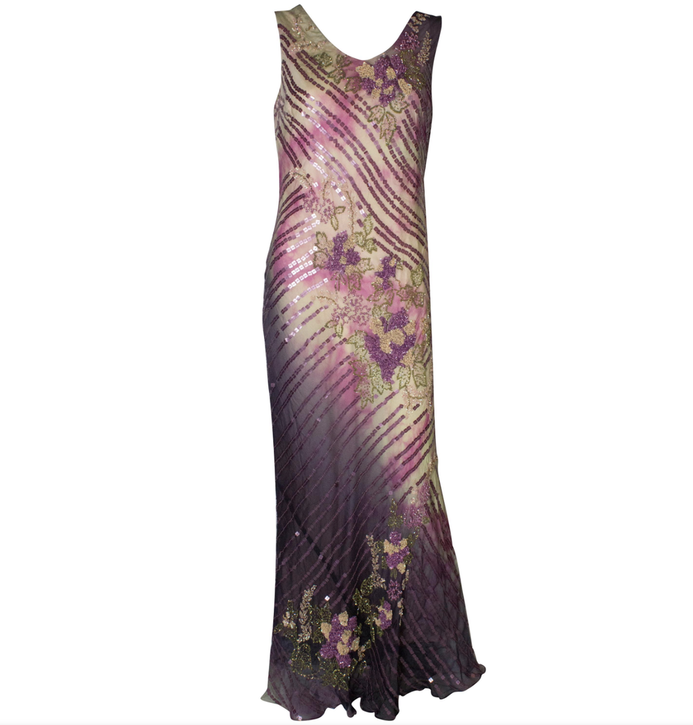 aftershock beaded dress Gown — UFO No More Cap Toe Shoes Color:Lavender Floral Black Floral Jacquard Wrap