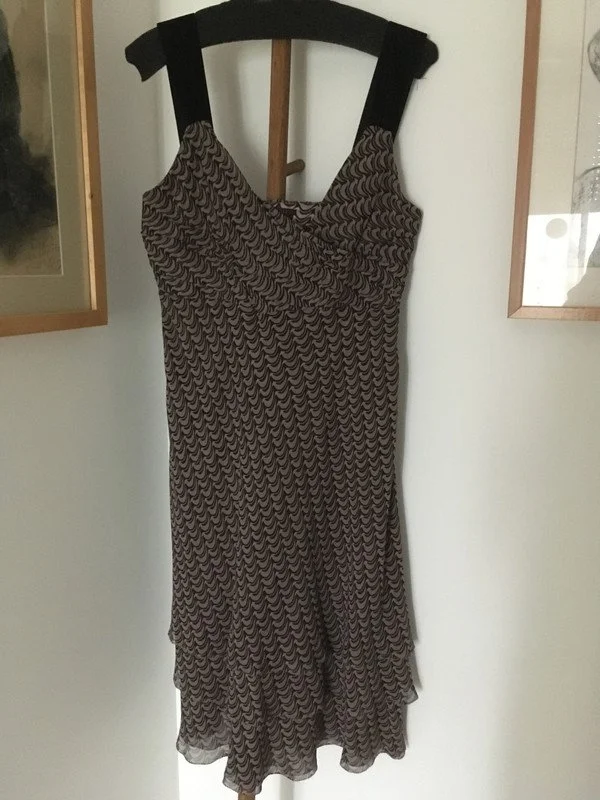 Apostrophe Silk Printed Dress