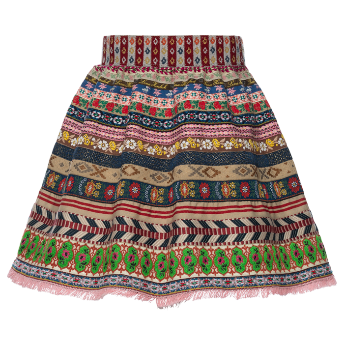 Lena Hoschek Girls Ribbon Skirt in Baklava.png