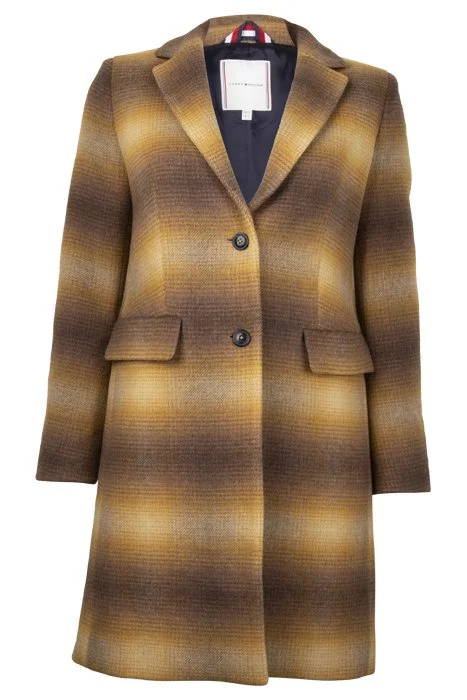 Tommy Hilfiger Check Wool Coat