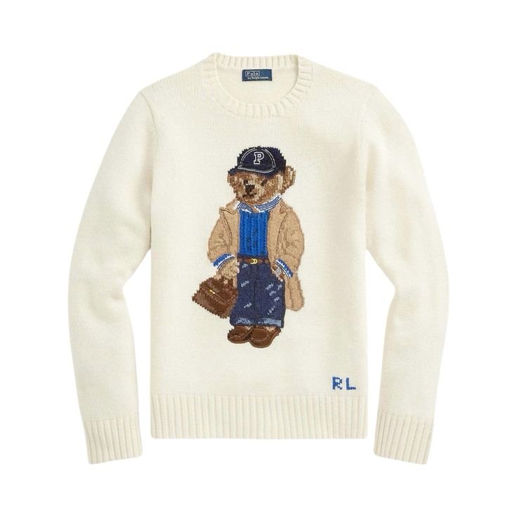 Polo Ralph Lauren Wool-Cashmere Polo Bear Sweater — UFO No More