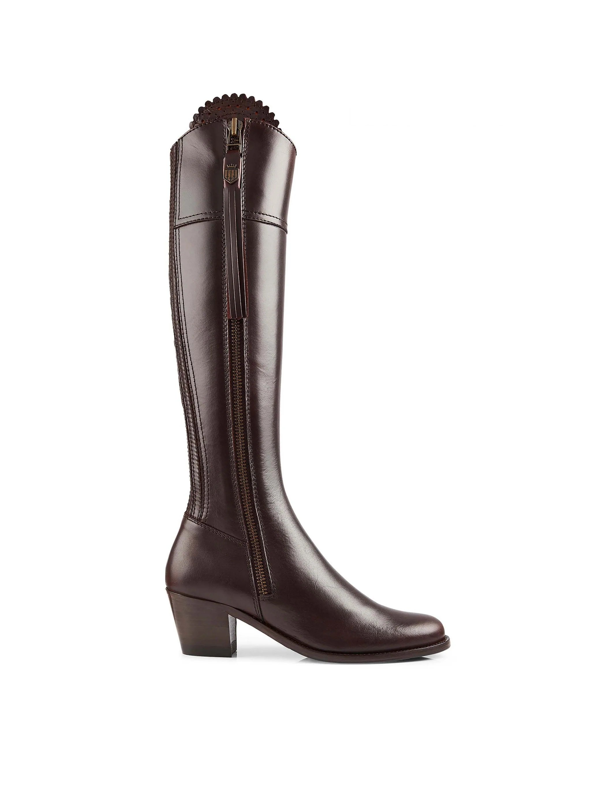 Fairfax & Favor The Regina Heeled Boots in Mahogany Leather.jpg