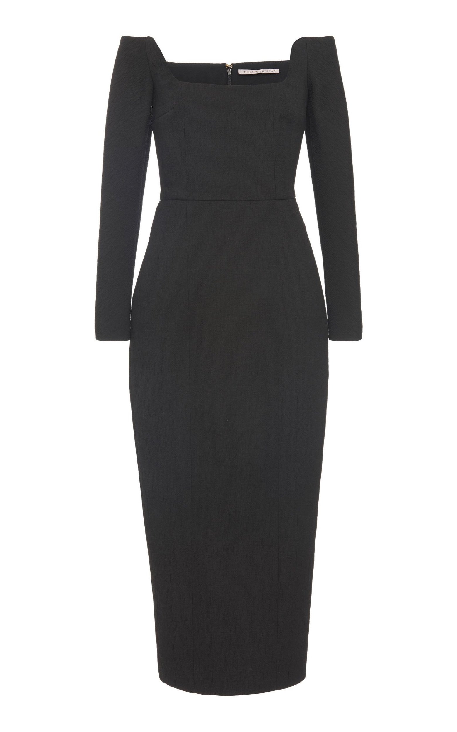 Christian Dior Short Sleeve Midi Dress in Black — UFO No More
