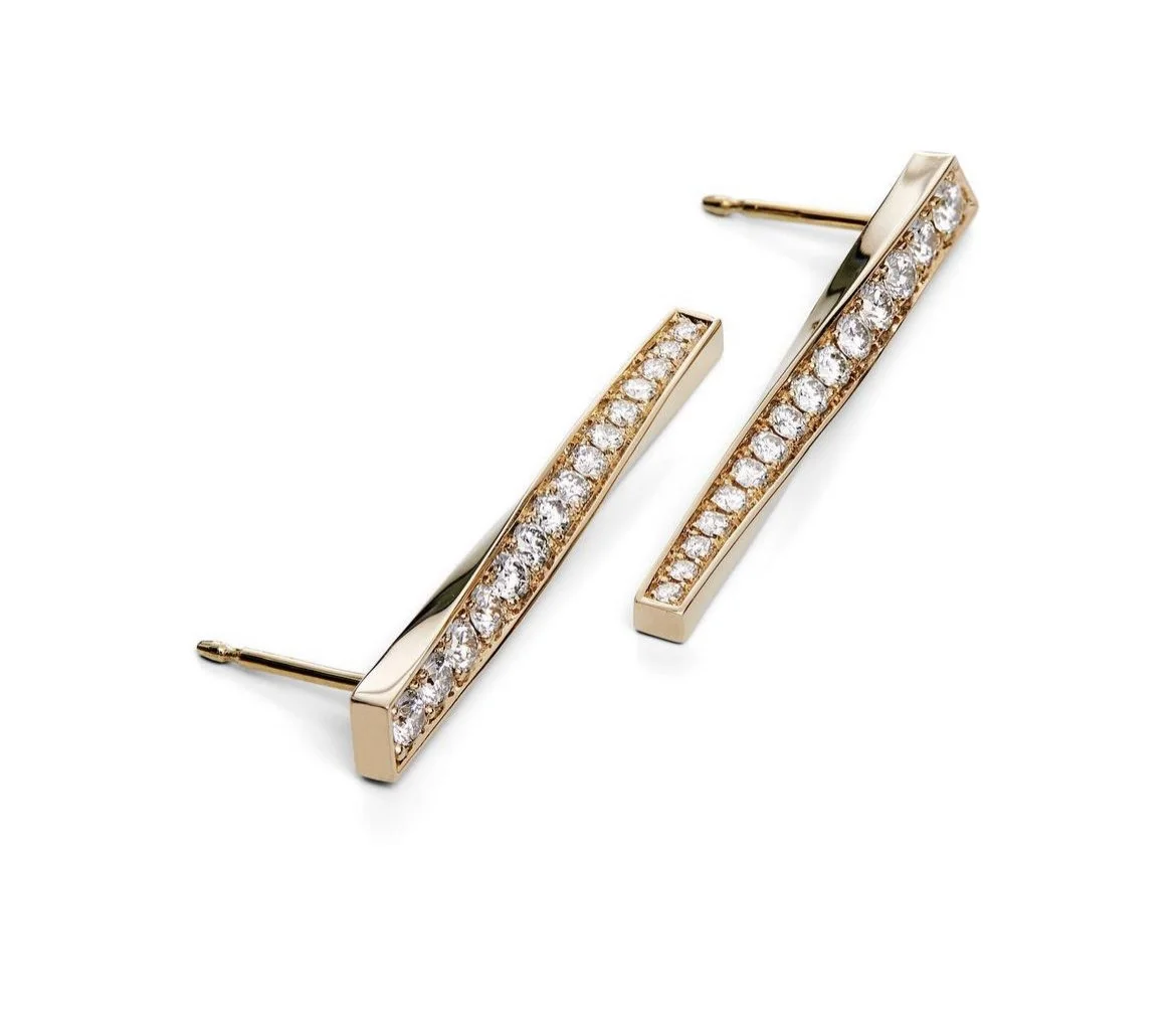 Rosing Twisted Icicle Earrings