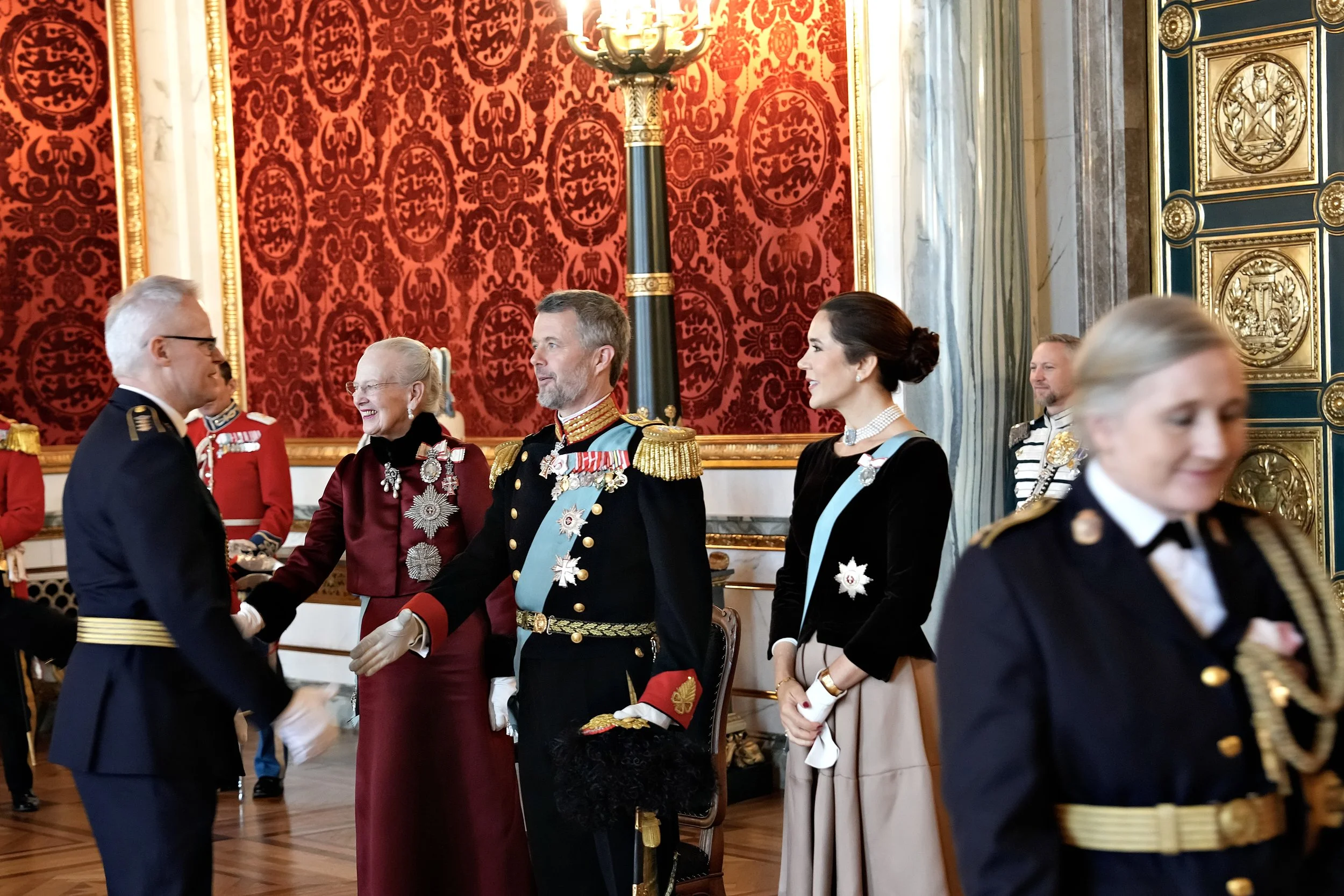 Reception Queen Queen Margrethe hosts New Year Receptions — UFO No More