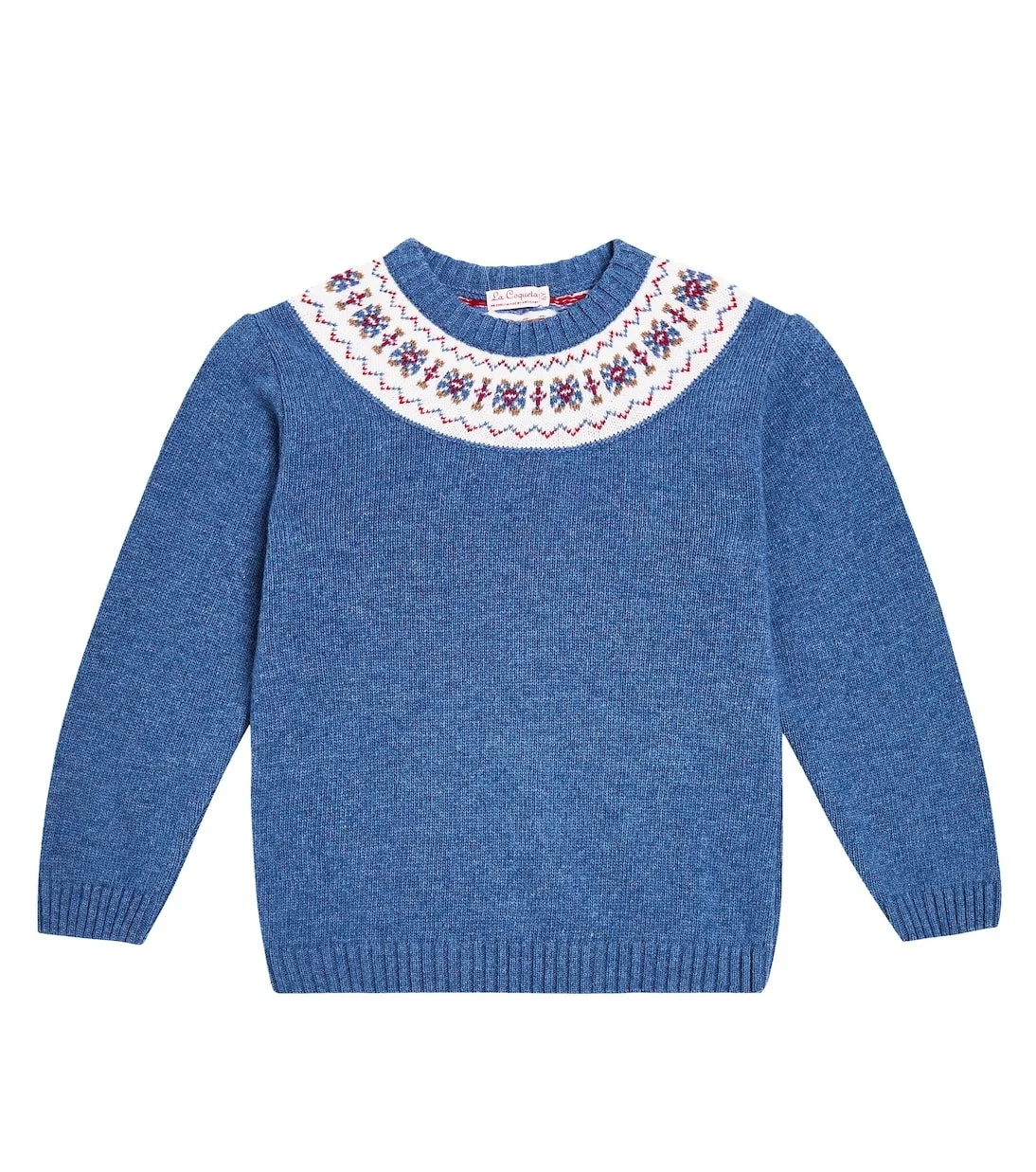 La Coqueta Kids Fair Isle Intarsia Sweater