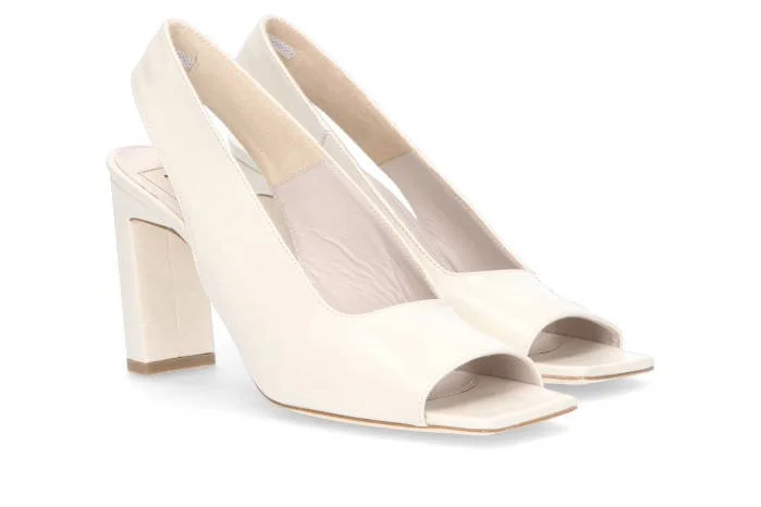 Natan Couture N3988 Sandals in White Leather