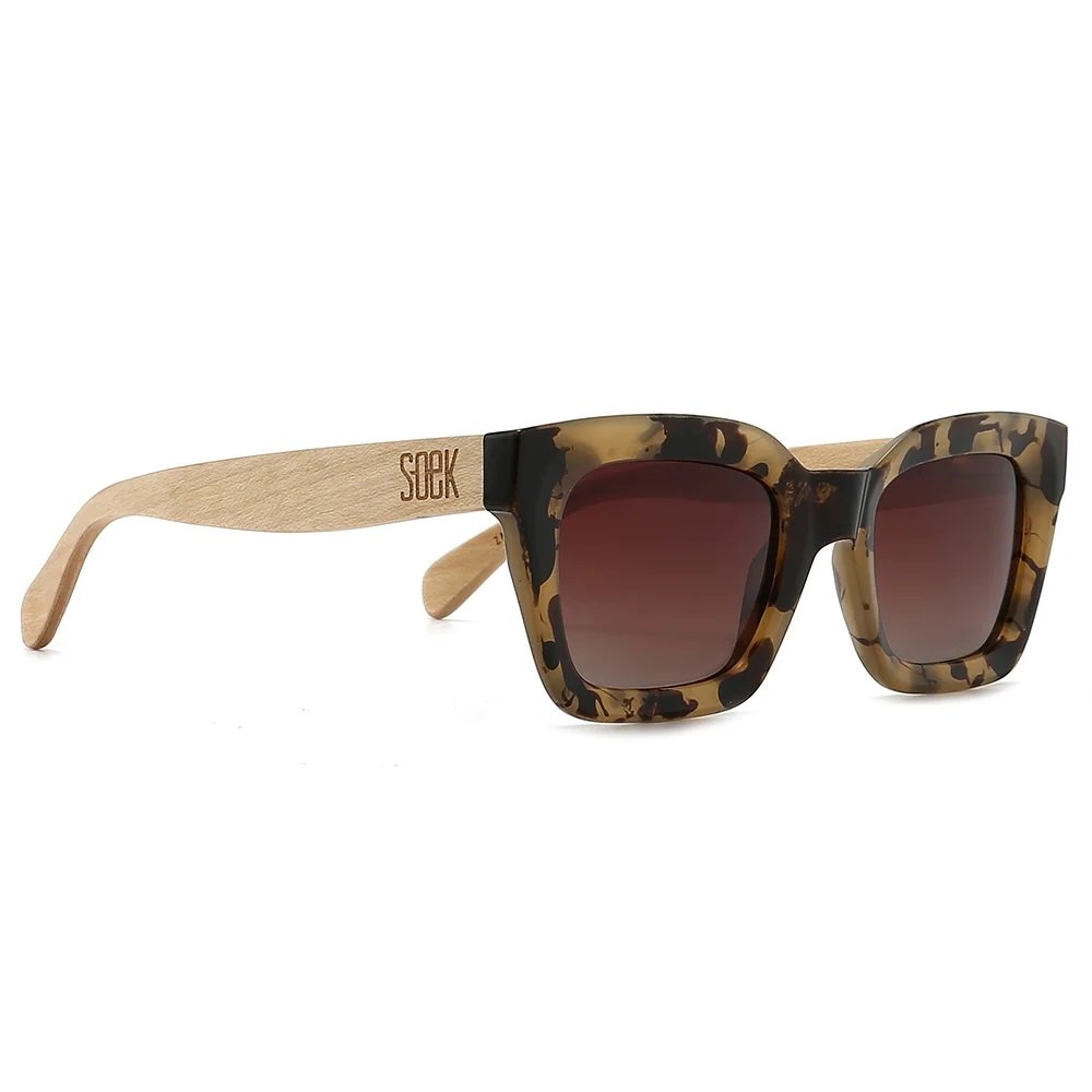 Soek Zahra Sunglasses in Opal Tort with Brown Graduated Lens and White Maple Arms.jpg