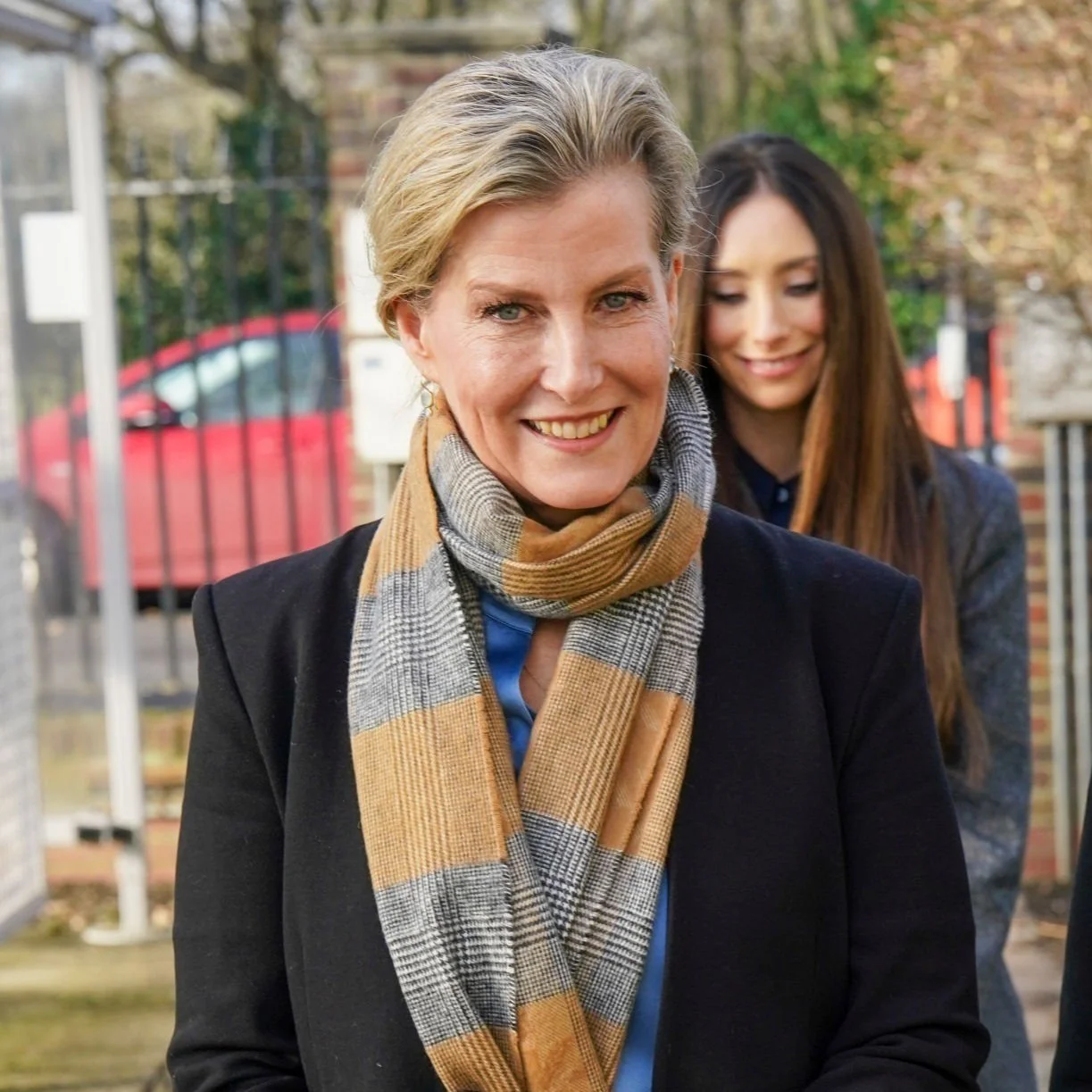 The Duchess of Edinburgh takes part in menstrual health workshop at Harris Girls' Academy