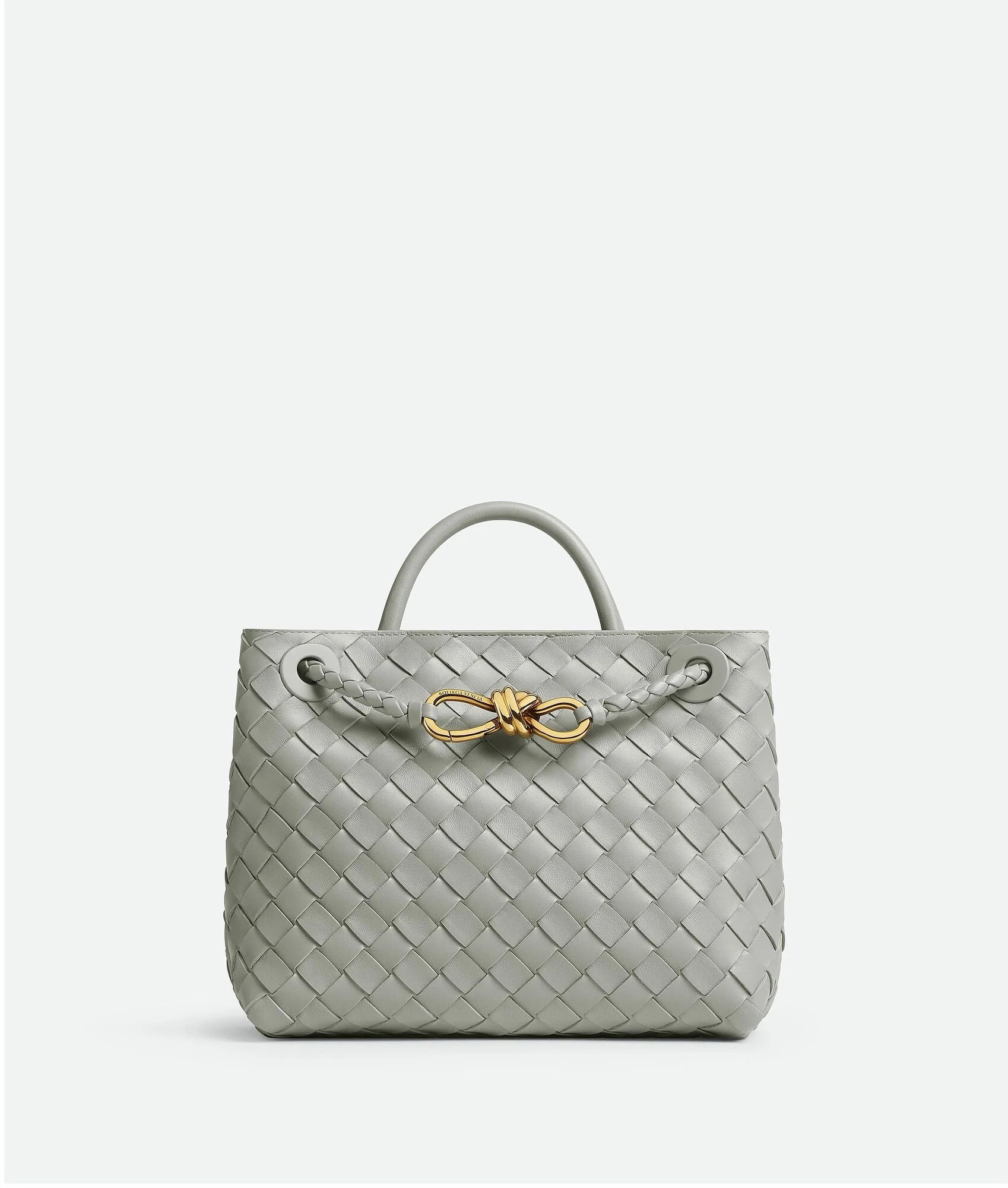 Bottega Veneta Andiamo Small Bag in Agate Grey