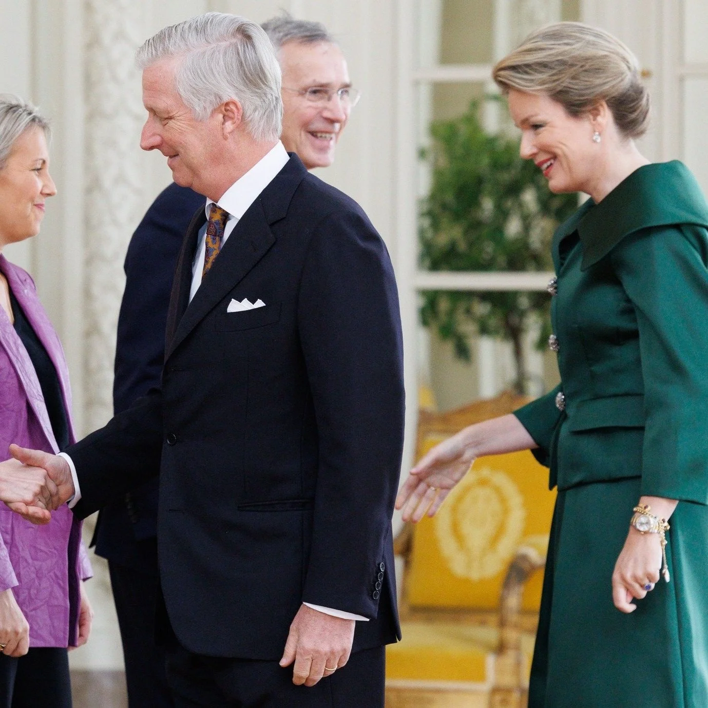 King Philippe and Queen Mathilde host New Year Reception